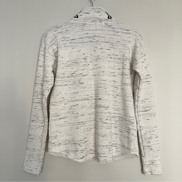 Pink Marled French Terry Cloth Pull-over Sweatshirt Size XS - Picture 4 of 11